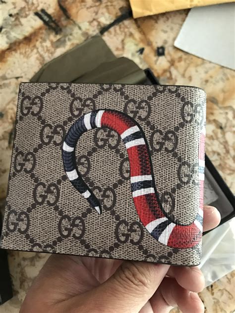 gucci snake belt review|authentic Gucci snake wallet.